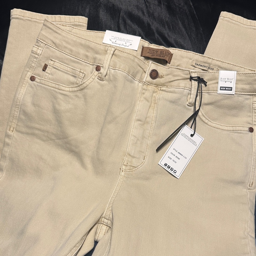 Judy Blue Beige Skinny Jeans